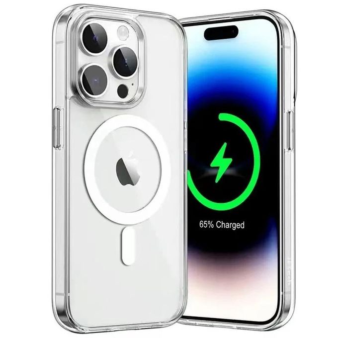 Phone Case For iPhone 11, 12 ,13, 14, 15 Pro Max Magsafe Clear Cases