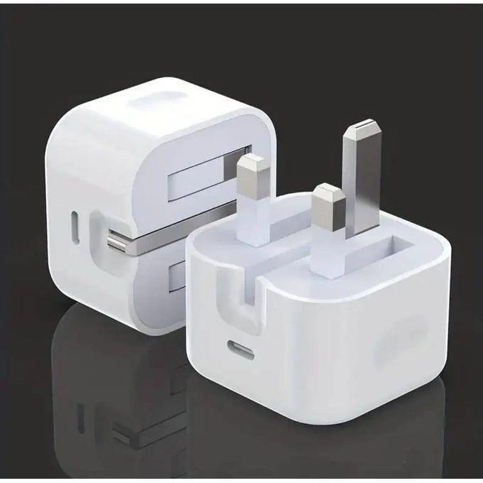 Apple 25W Original Fast Charger adapter For IPhone 11/12/13/ 14/14Pro/14 Max/ 14 Pro Max 15/15 Pro/ 15 Pro Max/ 16 Pro Max