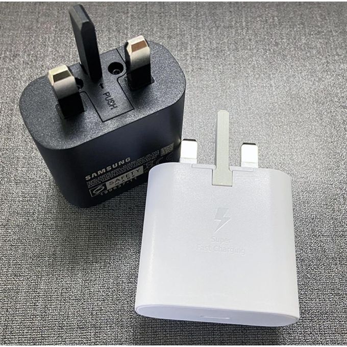 Samsung 25 Watts Super Fast Charger/ Adapter With Type C Output for Galaxy A14, A15, A23, A24, A25, A33, A34, A35, A53, A54, A55, A73, A74, S23, S23 Plus, S24, S24 Plus, S24 Ultra, S21, S22 Plus