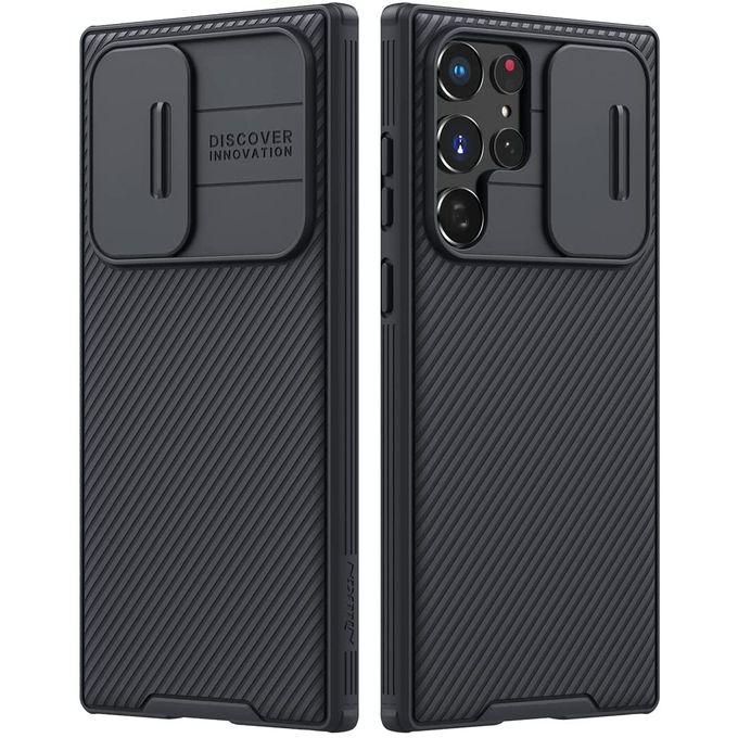 Nilkin Galaxy S24 Ultra S23 Ultra S22 Ultra S21 Ultra Case, CamShield Pro for Samsung Galaxy Case with Slide Camera Cover, Super Frosted Shield