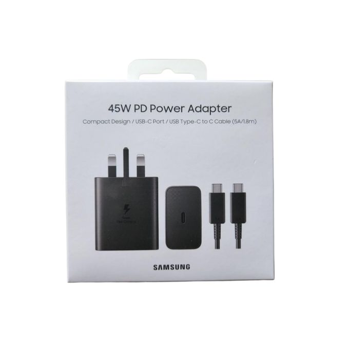 Samsung 45W Super Fast Charge for Galaxy S24/S23/S22 Plus/S21 FE/S22+/S20 FE/S10e/S9/S8/Z Fold 6 5 4 3/Z Flip 6 5 4 3,Note 21+/20/10/8/9, A15 5G/A14 5G