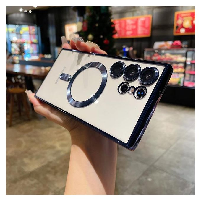 Samsung Phone Case For Galaxy S24 Ultra, S23 Ultra, S22 Ultra Crystal Clear Magsafe Case/Cover