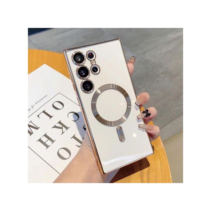 Samsung Phone Case For Galaxy S24 Ultra, S23 Ultra, S22 Ultra Crystal Clear Magsafe Case/Cover