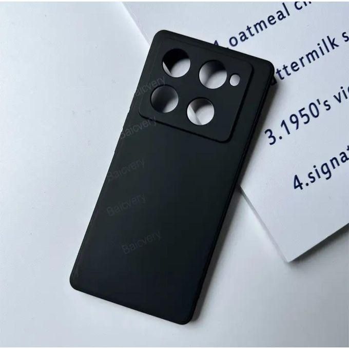 Infinix Note 40 Pro/ Pro Plus Black Silicone Phone Case/ Cover