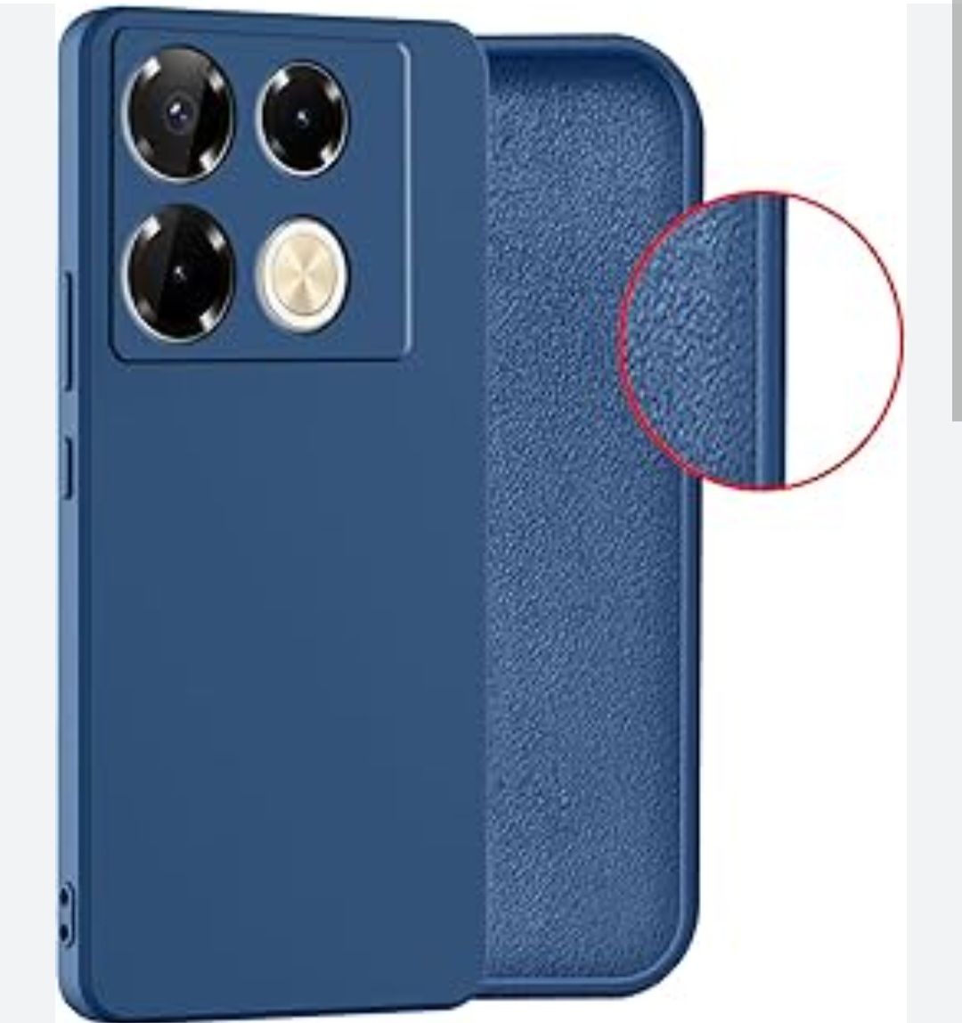Infinix Note 40 Pro/ Pro Plus Black Silicone Phone Case/ Cover