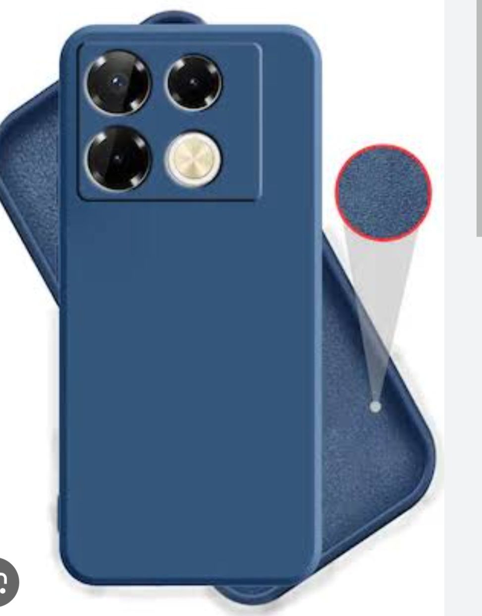 Infinix Note 40 Pro/ Pro Plus Black Silicone Phone Case/ Cover