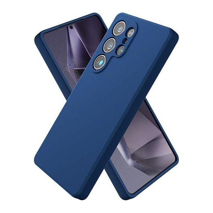 Samsung Galaxy S25 Ultra Blue Black Original Silicone Case/ Cover