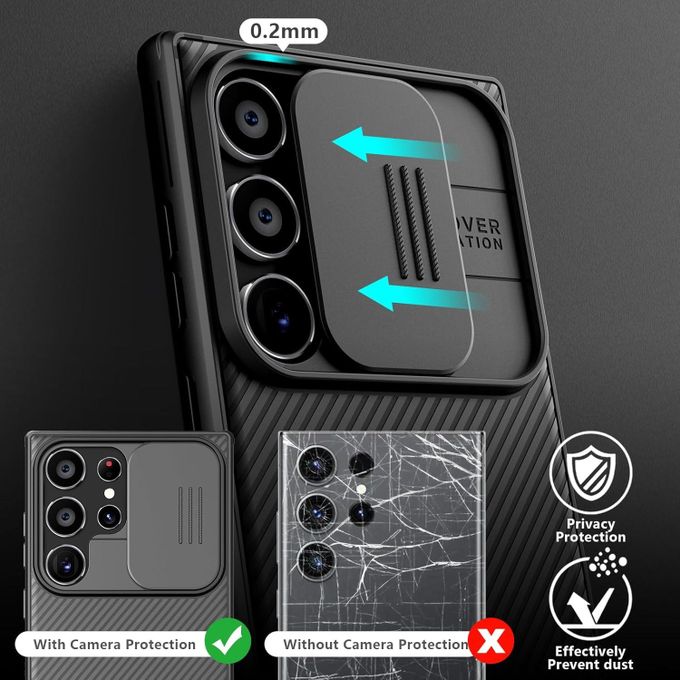 Nilkin Nillkin for Samsung Galaxy S25 Ultra Phone Case, CamShield Pro S25 Ultra Case with Slide Camera Cover, Lens & Privacy Protection, Slim Fit Shockproof Protective Case for Samsung S25 Ultra