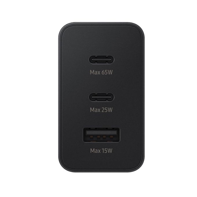 Samsung 65W Power Adapter, Samsung Original 65W Superfast Type C Trio Power Adapter/Charger For Galaxy S24/S23/S22/S21 FE/S22+/S20 FE Note 20/21,A15/A14/A54/A55/A13/A03s/A53/A35/A23/A24/A25/A05S/A04S