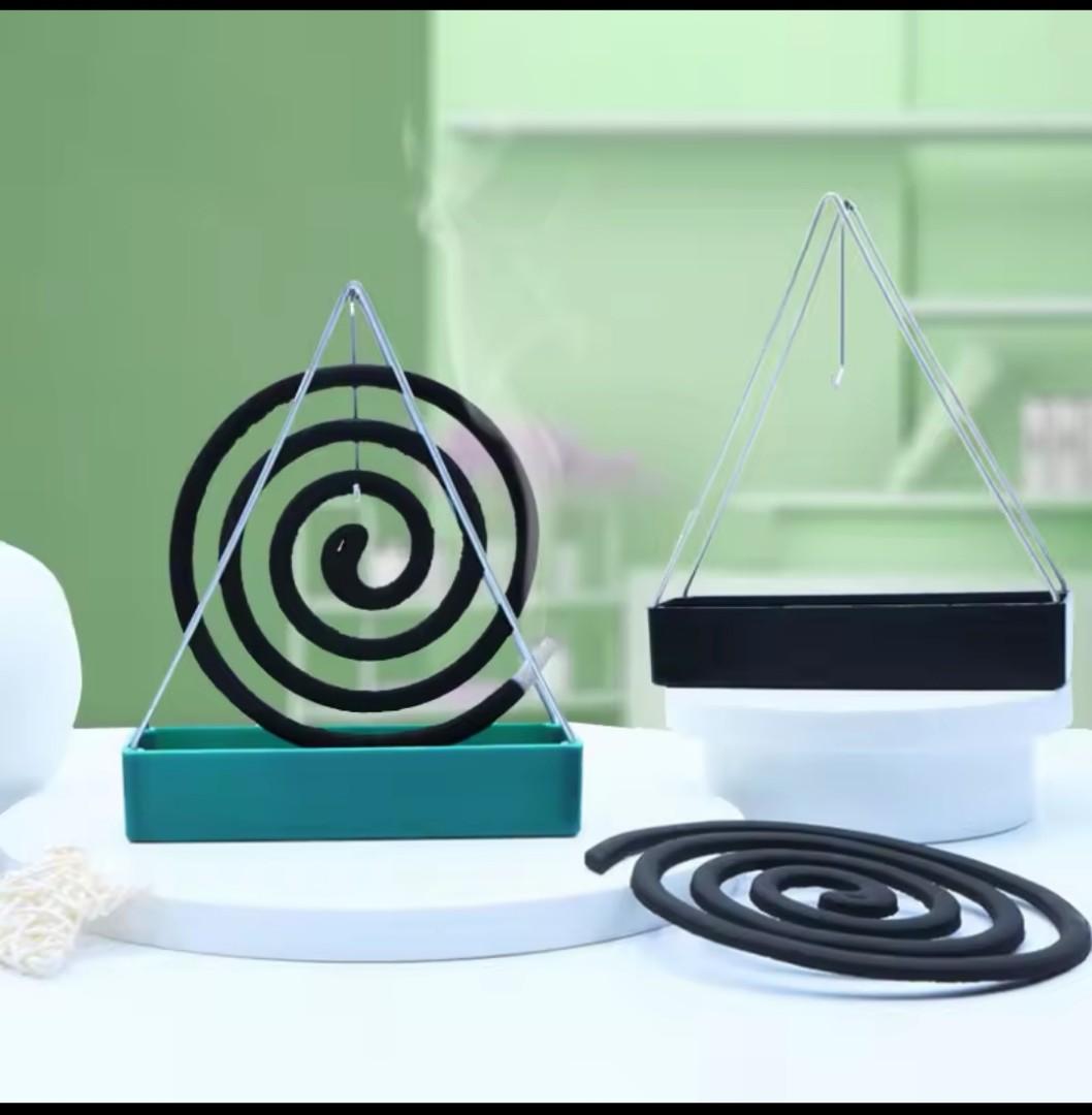coil holder Iron Mosquito Coil Holder Incense Holders Coil Incense Burner Frame Modern Repellent Incense Rack For Household Bedroom Patio