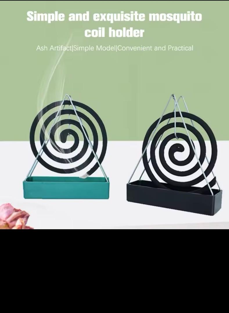 coil holder Iron Mosquito Coil Holder Incense Holders Coil Incense Burner Frame Modern Repellent Incense Rack For Household Bedroom Patio