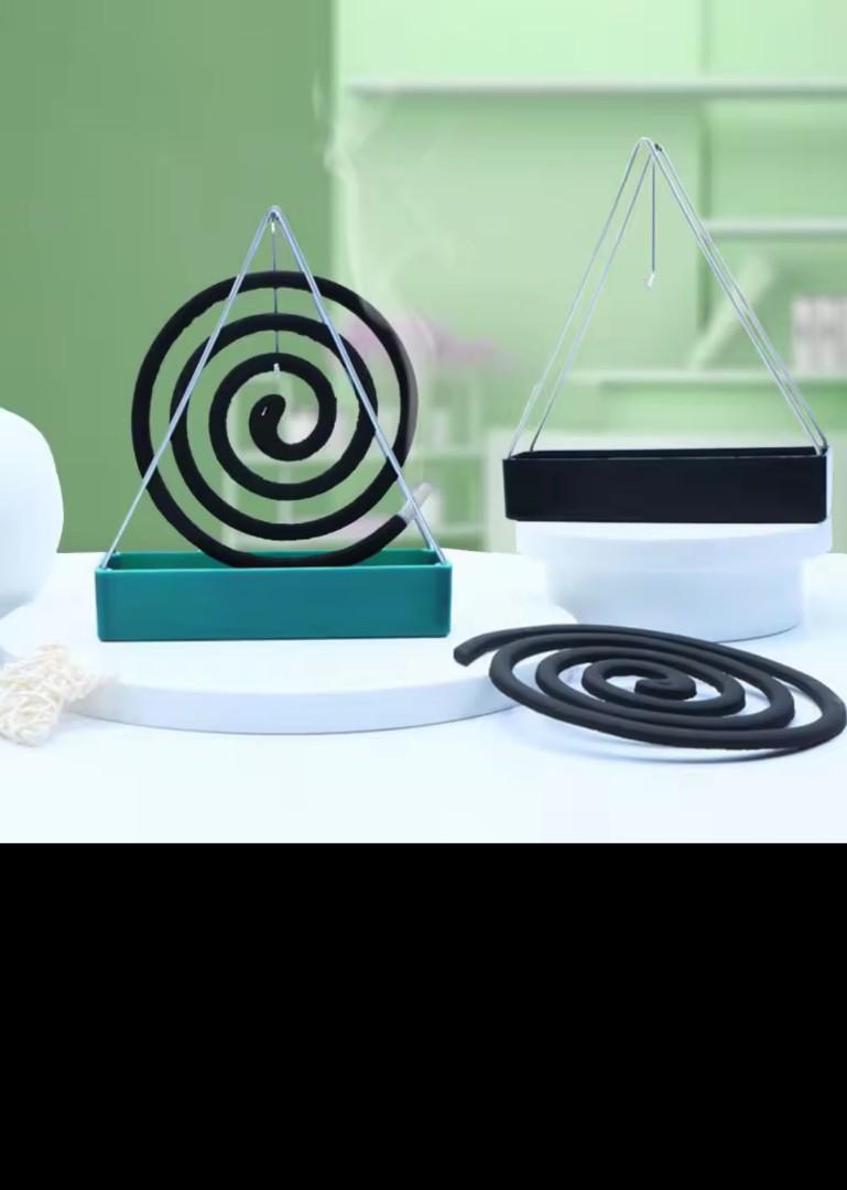 coil holder Iron Mosquito Coil Holder Incense Holders Coil Incense Burner Frame Modern Repellent Incense Rack For Household Bedroom Patio
