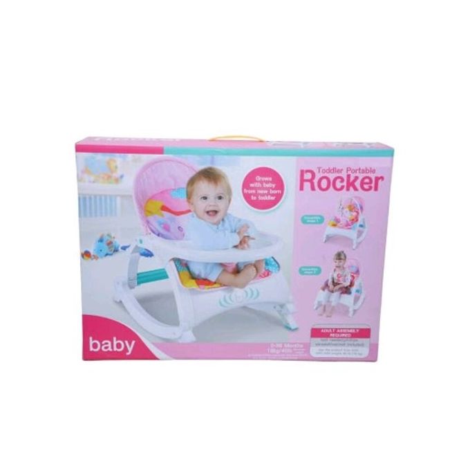 2 IN 1 Baby Rocker + Dining Table,Music & Vibration 0-3yrs