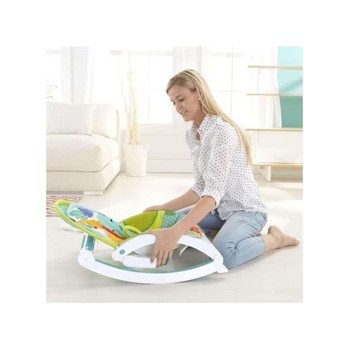 2 IN 1 Baby Rocker + Dining Table,Music & Vibration 0-3yrs