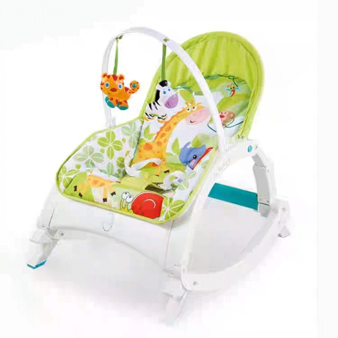 2 IN 1 Baby Rocker + Dining Table,Music & Vibration 0-3yrs