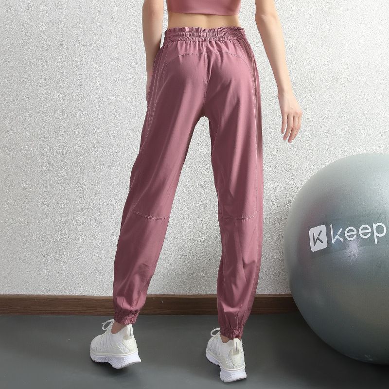 New sweatpants women's running fitness loose pants breathable hip tilt slim quick-drying casual yoga leggings