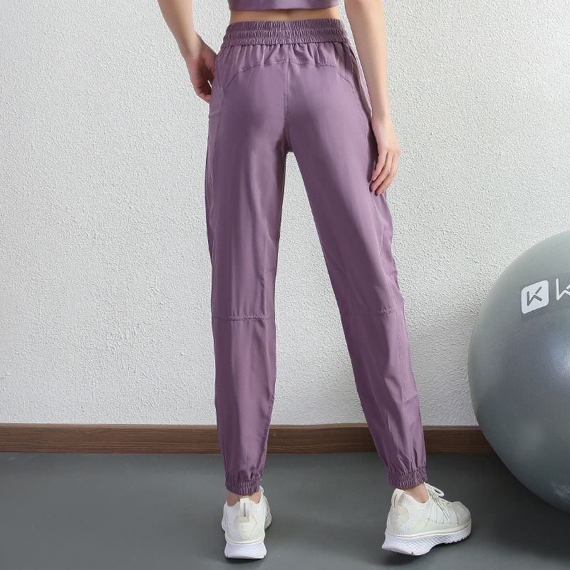 New sweatpants women's running fitness loose pants breathable hip tilt slim quick-drying casual yoga leggings