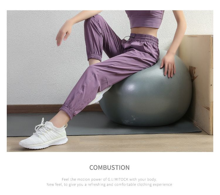 New sweatpants women's running fitness loose pants breathable hip tilt slim quick-drying casual yoga leggings
