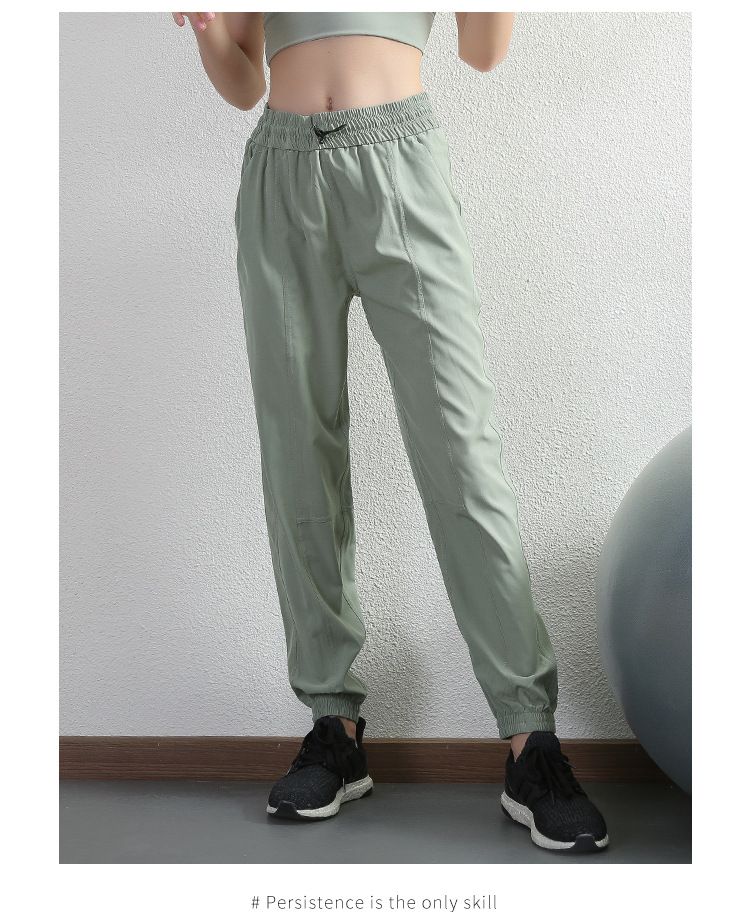New sweatpants women's running fitness loose pants breathable hip tilt slim quick-drying casual yoga leggings