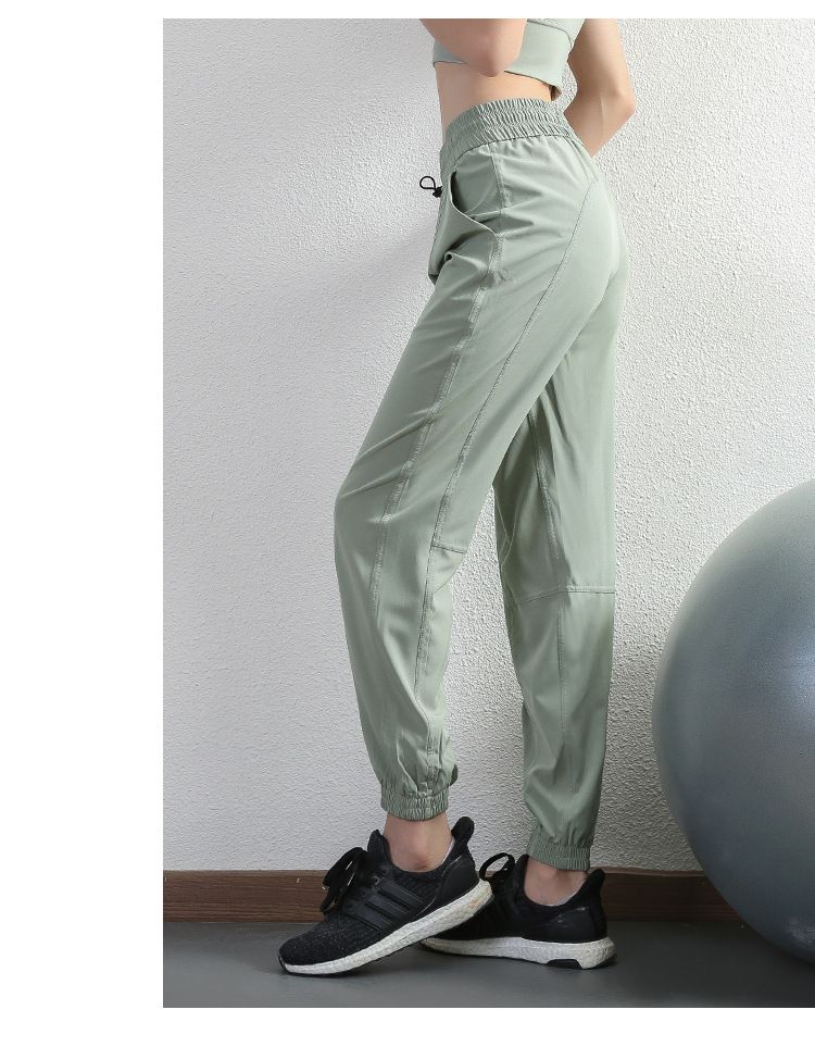New sweatpants women's running fitness loose pants breathable hip tilt slim quick-drying casual yoga leggings