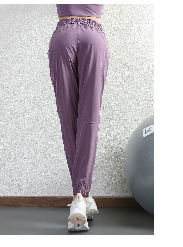 New sweatpants women's running fitness loose pants breathable hip tilt slim quick-drying casual yoga leggings