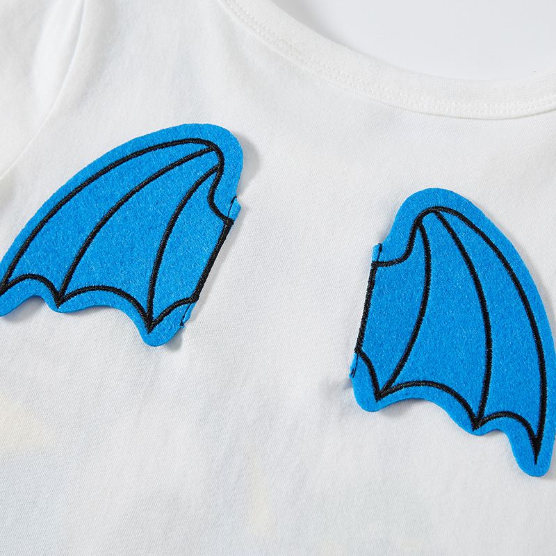 Children's clothing kids t-shirt cartoon flying dinosaur summer baby boy knit sweater round neck