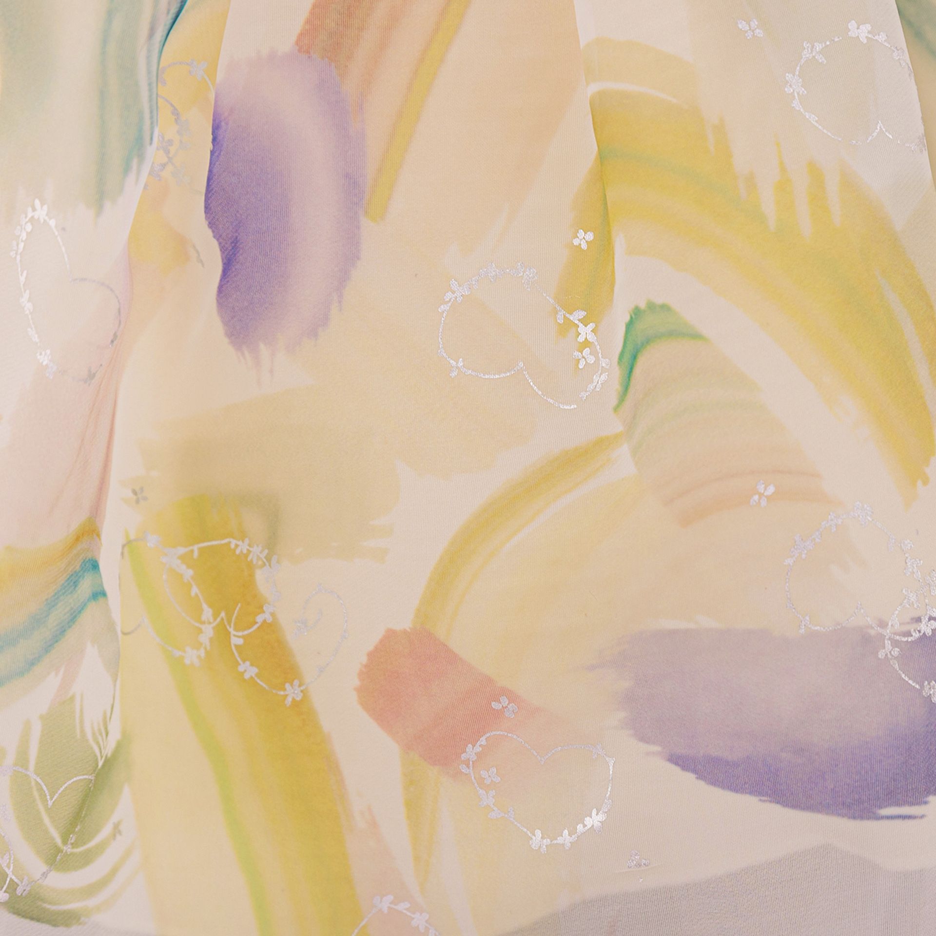 New Girls Baby Dress Skirt Baby Puff Sleeve Printed Flower Girl Dress One Year Old Baby Dress