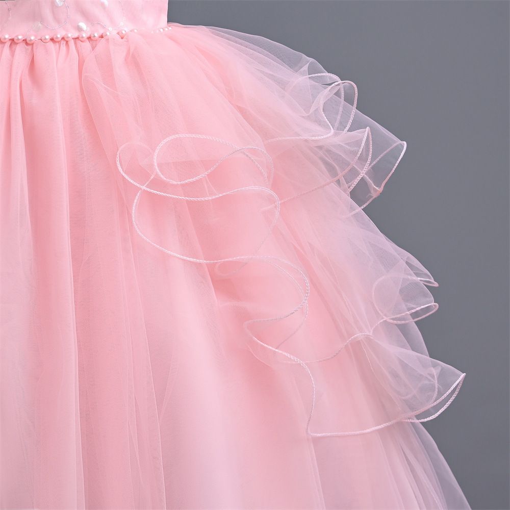 Girls dress princess dress fashion piano dress baby mesh tutu dress kids dress for women