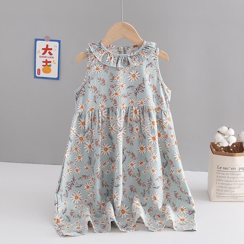 Girls summer dress new children's dress long dress children's summer dress little girl princess dress