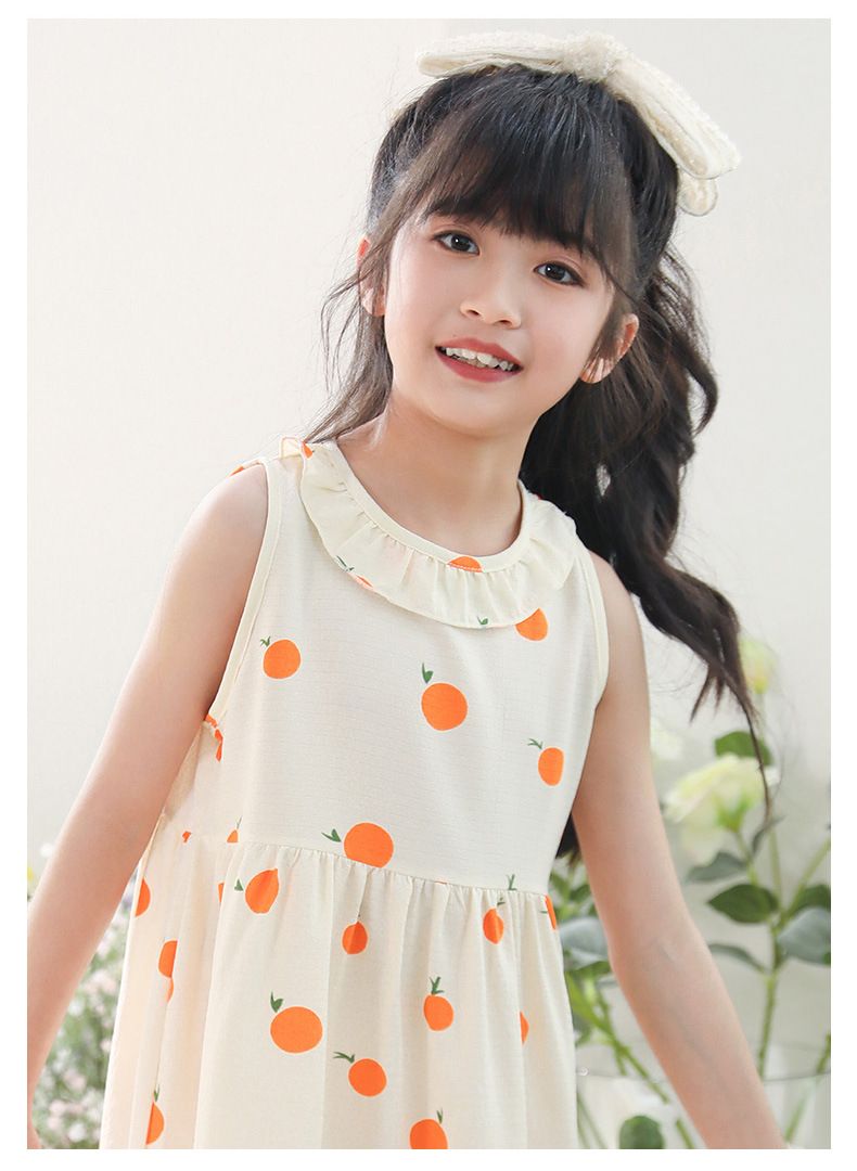 Girls summer dress new children's dress long dress children's summer dress little girl princess dress