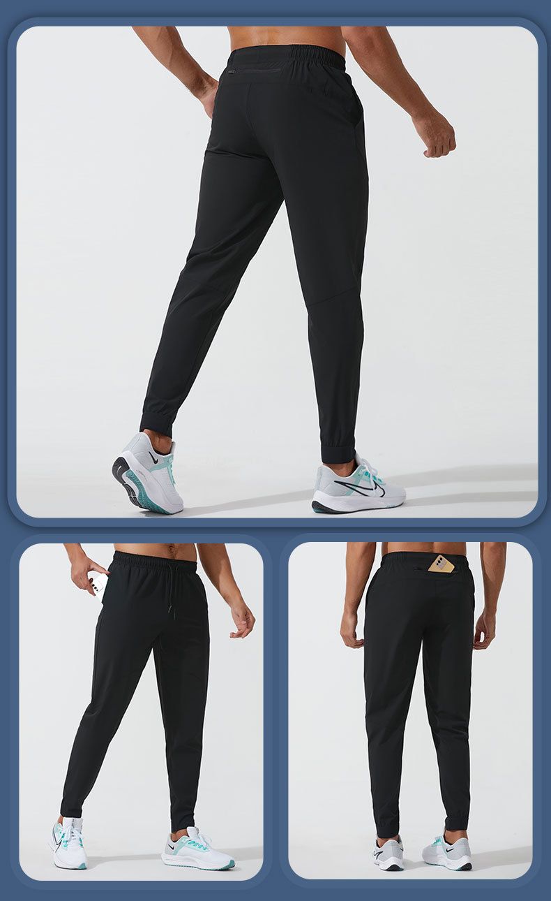 Thin woven quick-drying pants men's outdoor running pants fitness training pants casual loose track pants