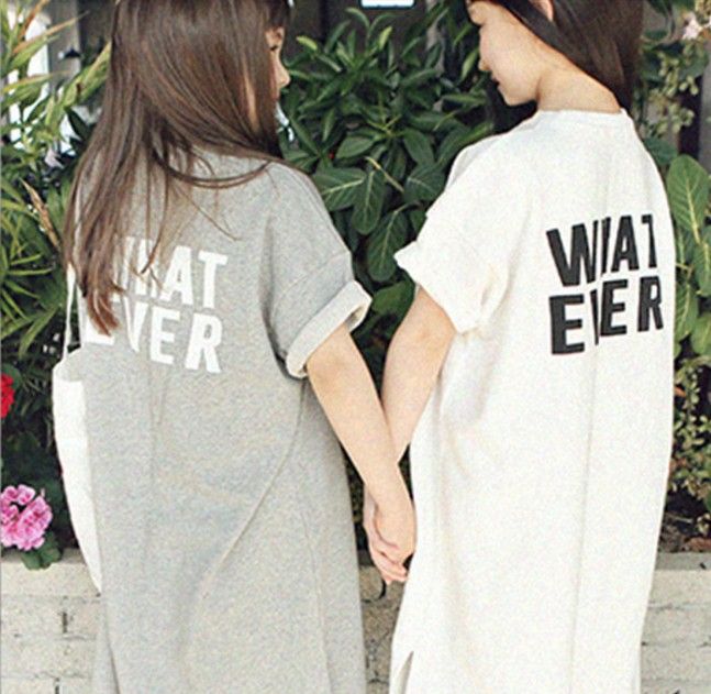 Girls dress summer mother and daughter parent-child wear casual sports print short sleeve children's dress