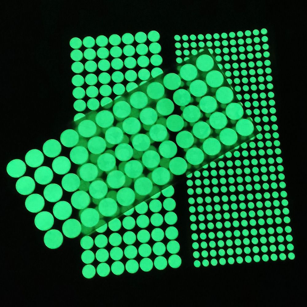 60/126pcs Glow in The Dark round Stickers for Ceiling, Adhesive  3D Glowing round for Kids Bedroom,Luminous Stars Stickers Create a Realistic Starry Sky,Room Decor,Wall Stickers