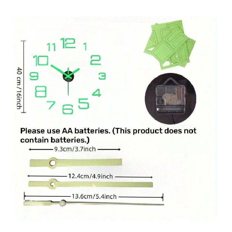 1PC 3D DIY Wall Clock Acrylic Mirror Stickers Wall Clocks For Home Decoration Living Room Quartz Needle Hanging Watch Europe Horloge ,Home Decor ,Room Decor
﻿