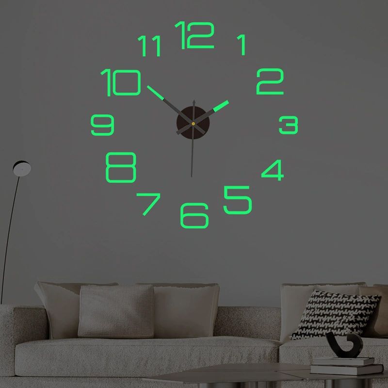 1PC 3D DIY Wall Clock Acrylic Mirror Stickers Wall Clocks For Home Decoration Living Room Quartz Needle Hanging Watch Europe Horloge ,Home Decor ,Room Decor
﻿