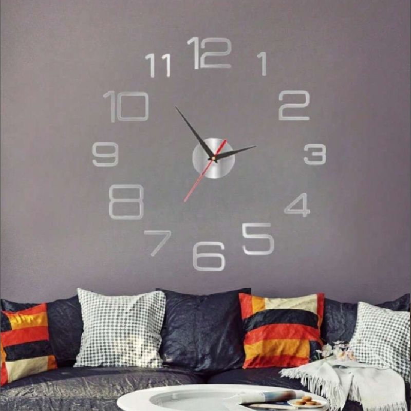 1PC 3D DIY Wall Clock Acrylic Mirror Stickers Wall Clocks For Home Decoration Living Room Quartz Needle Hanging Watch Europe Horloge ,Home Decor ,Room Decor
﻿