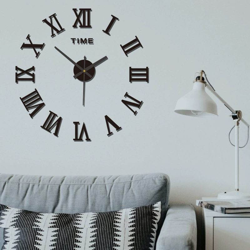 1 PC 3D DIY Wall Clock Acrylic Mirror Stickers Wall Clocks For Home Decoration Living Room Quartz Needle Hanging Watch Europe Horloge ,Home Decor ,Room Decor
﻿