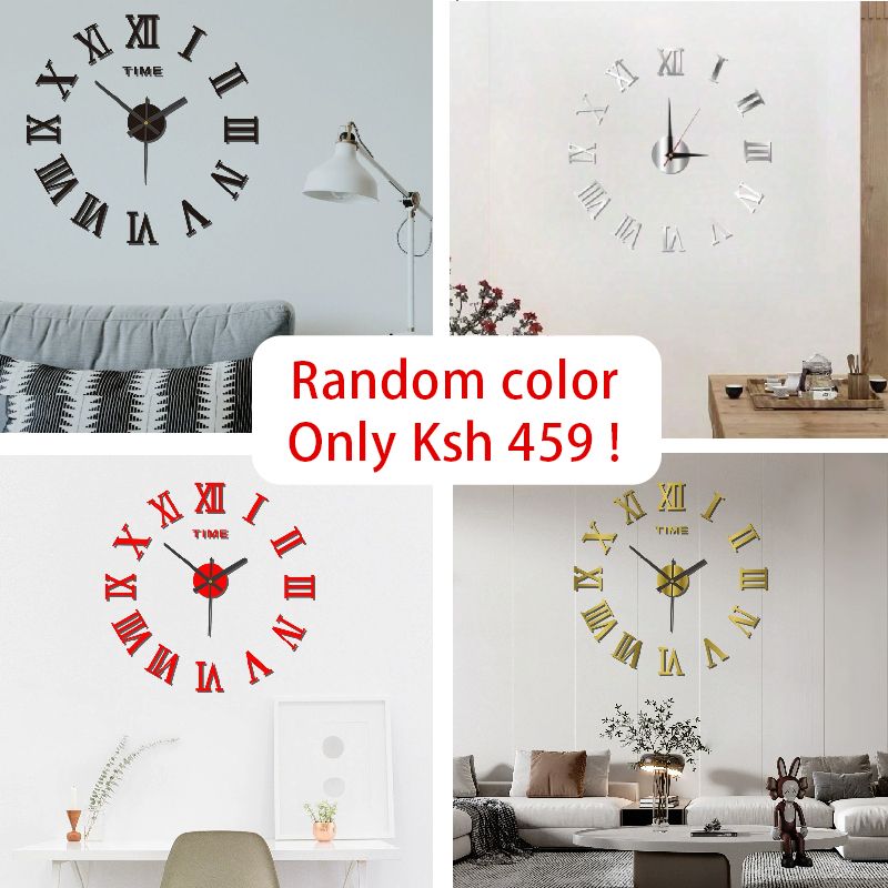 1 PC 3D DIY Wall Clock Acrylic Mirror Stickers Wall Clocks For Home Decoration Living Room Quartz Needle Hanging Watch Europe Horloge ,Home Decor ,Room Decor
﻿