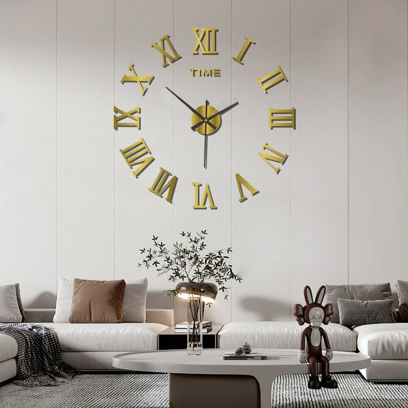 1 PC 3D DIY Wall Clock Acrylic Mirror Stickers Wall Clocks For Home Decoration Living Room Quartz Needle Hanging Watch Europe Horloge ,Home Decor ,Room Decor
﻿