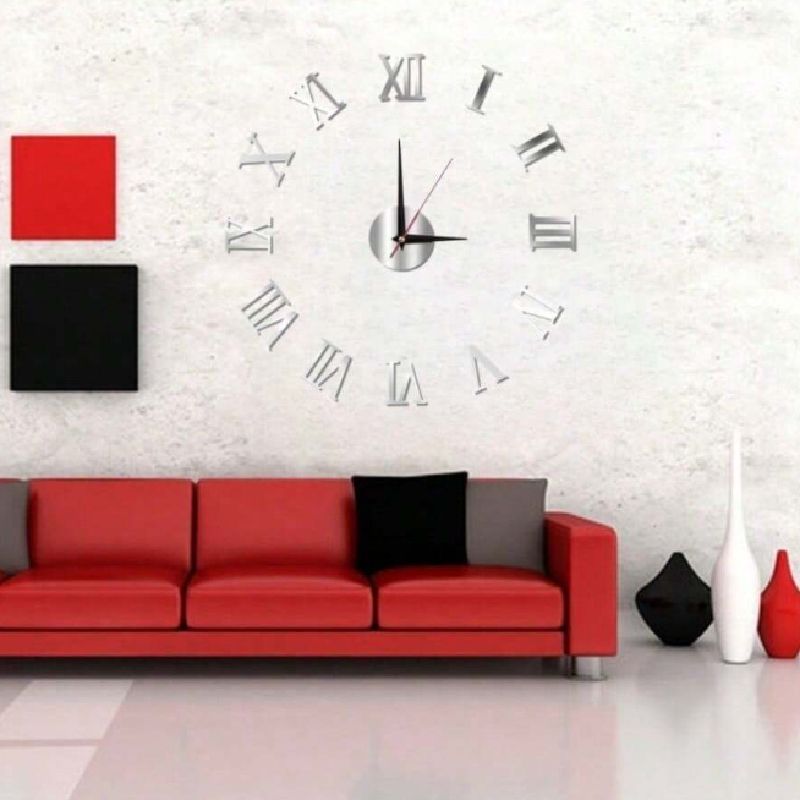 1 PC 3D DIY Wall Clock Acrylic Mirror Stickers Wall Clocks For Home Decoration Living Room Quartz Needle Hanging Watch Europe Horloge ,Home Decor ,Room Decor
﻿