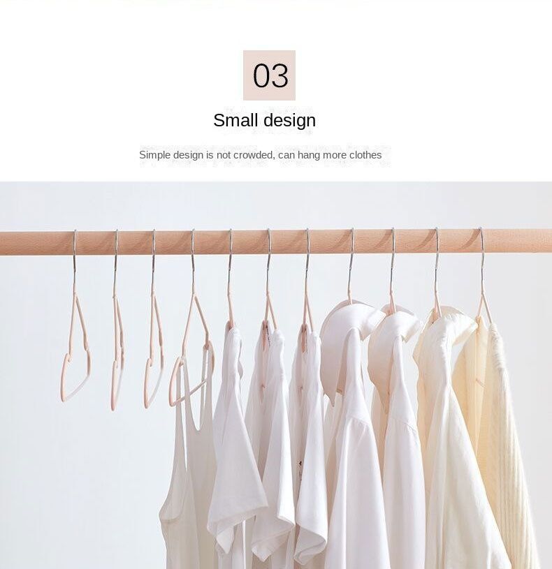 5pcs/10pcs high-end anti slip hangers for adults, thick plastic dipping clothes racks for drying clothes, home furnishings, student dormitories, extra thick hangers