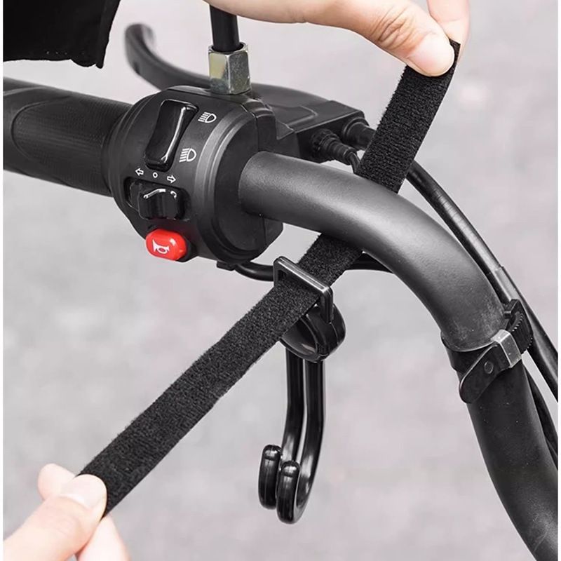 1pc Electric scooter Velcro hook, motorcycle hook, bicycle without punching, multifunctional electric bike hook