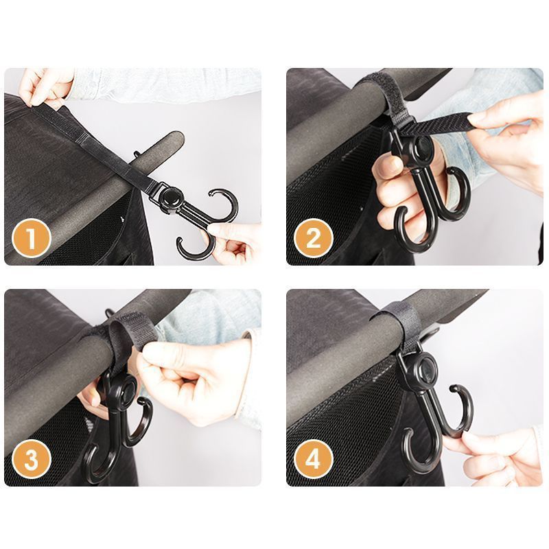 1pc Electric scooter Velcro hook, motorcycle hook, bicycle without punching, multifunctional electric bike hook