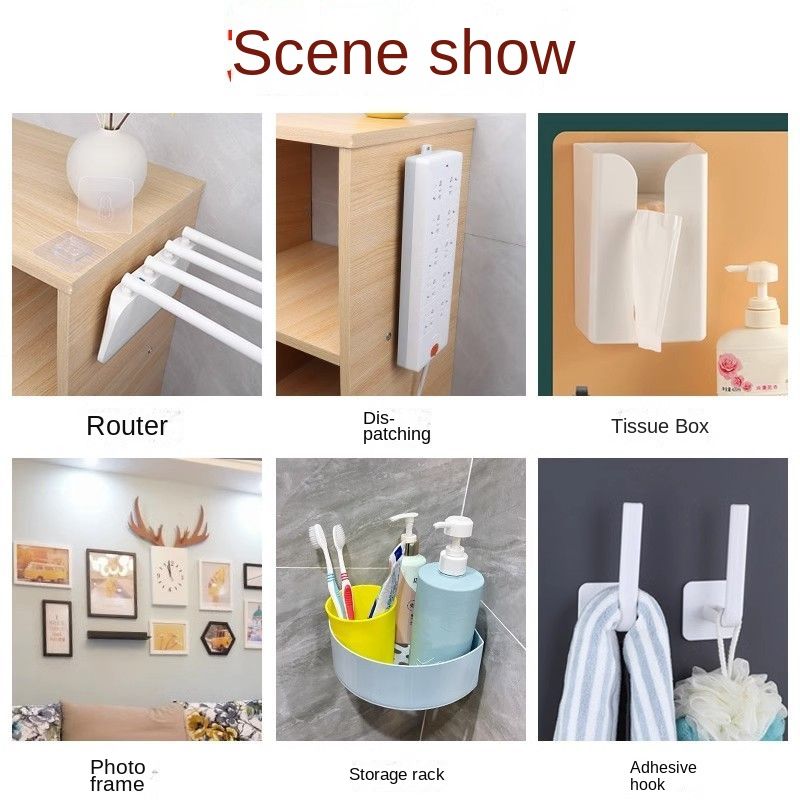 2/4pair child and mother buckles, strong stickers, buckles, non-punching letter buckles, non-marking hooks, plastic buckles, wall socket retainers, hooks