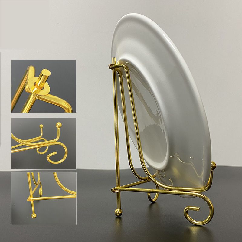 1pc Display board bracket -4-inch (approximately 10.2 cm) board display rack+metal frame, decorative panel, book, photo, and collectible metal art rack bracket