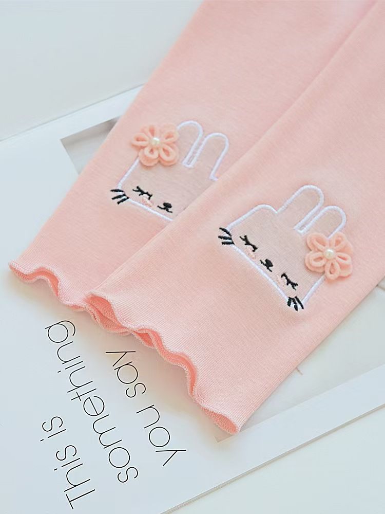 Fashion Popular Classic Baby Flared Pants Girls' Clothes Solid Color Leggings Korean Style Children Toddler Costume Casual Pants