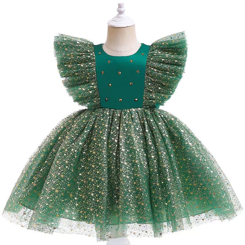 Princess Party Outfits Girl Dress Bridesmaid Pageant Gown Dress Girl Kids Dresses for Girls Teenager Party Wedding Clothes