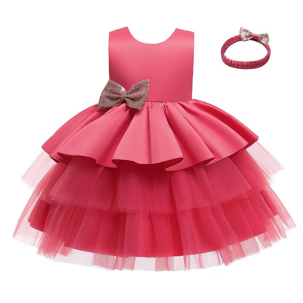 Baby Girl Birthday Party Princess Dresses for Girls Baby Dress Kids Winter Autumn Baptism Christening Clothes
