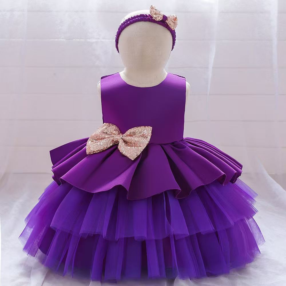 Baby Girl Birthday Party Princess Dresses for Girls Baby Dress Kids Winter Autumn Baptism Christening Clothes