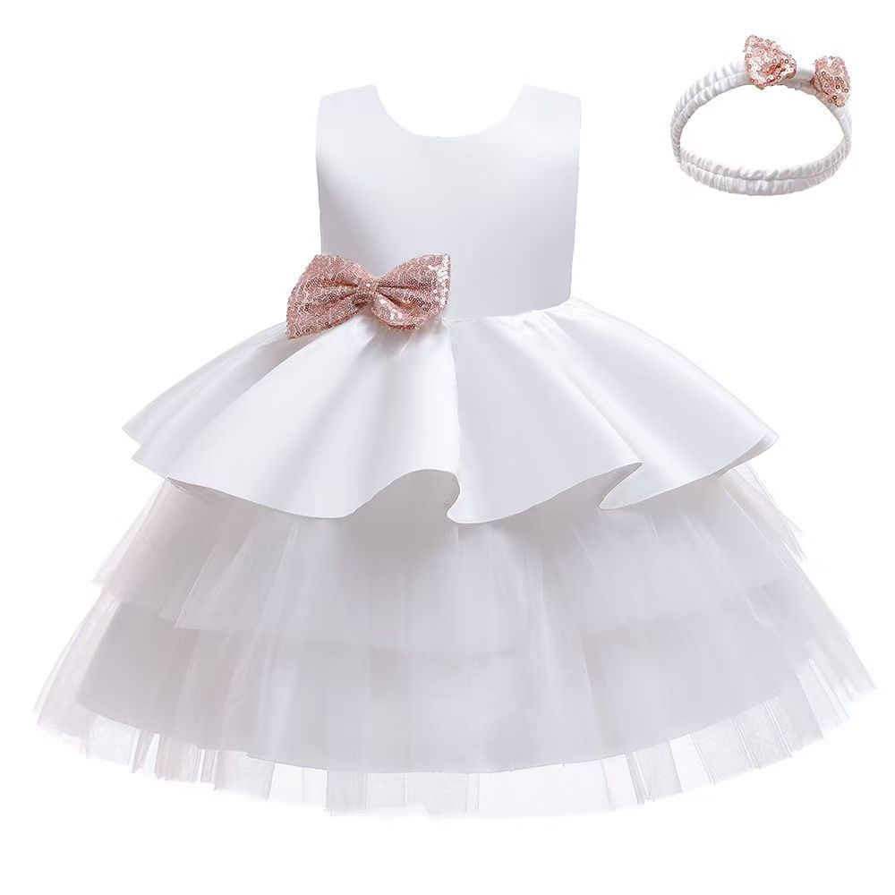 Baby Girl Birthday Party Princess Dresses for Girls Baby Dress Kids Winter Autumn Baptism Christening Clothes